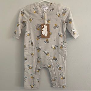 Sloth 🦥 One-Piece Romper - Soft Bamboo Blend